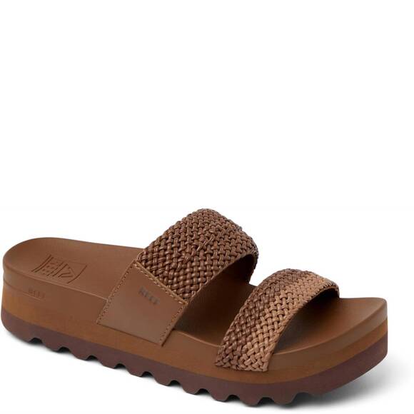 REEF Shoes - NEW REEF women's cushion vista hi sandals in chocolate/tan braid